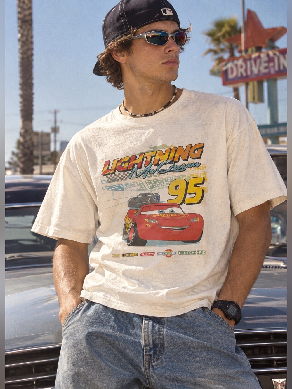 Vintage Lightning McQueen Pixar Tee Shirt